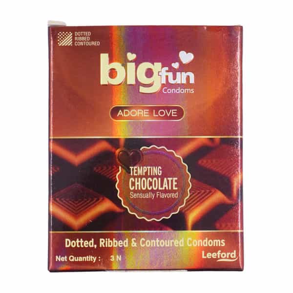 Bigfun Chocolate-3 Pc Condom