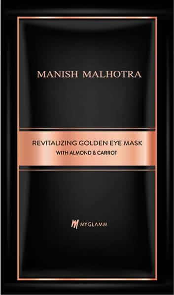 Manish Malhotra Beauty By Myglamm Revitalizing Golden Eye Mask With Almond & Carrot