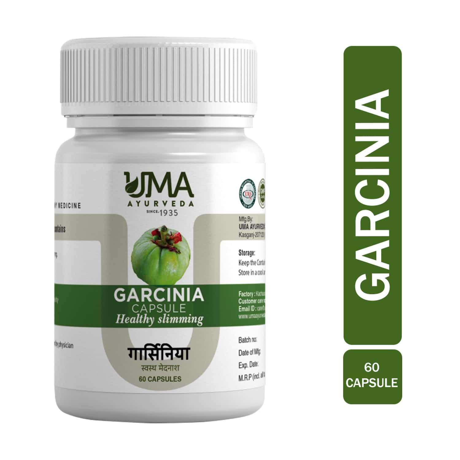Uma Ayurveda Garcinia Capsule Ayurvedic Capsules 60 Caps