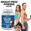 Riffway Weight Proz Weight Gain Powder | Safe & Effective Way For Your Weight Gain Goals (3X200gm)