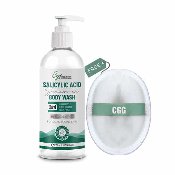 Cgg Cosmetics 2% Salicylic Acid Serum In Body Wash With Free Gentle Loffah 200 Ml