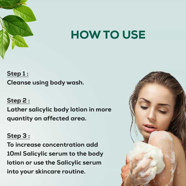 Cgg Cosmetics 2% Salicylic Acid Serum In Body Wash With Free Gentle Loffah 200 Ml