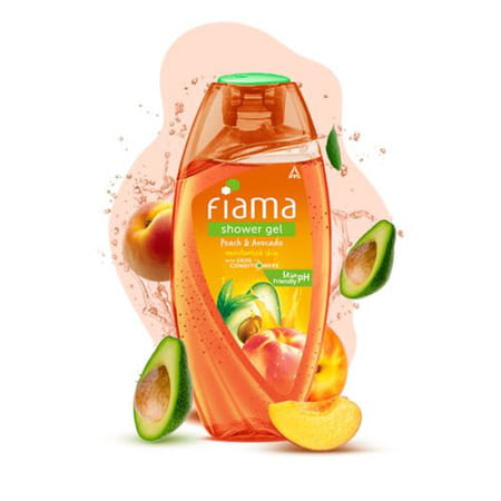 Fiama Shower Gel - Peach & Avocado Moisturised Skin With Skin Conditioner - 250 Ml