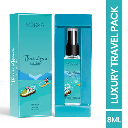Vokka Pocket Perfume Thai Aqua 8ml Luxury Long Lasting Perfume For Men & Women | Edp Scent For Gift