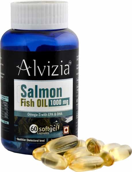 Alvizia Salmon Fish Oil - 1000Mg Fish Oil Capsules Bottle Of 60