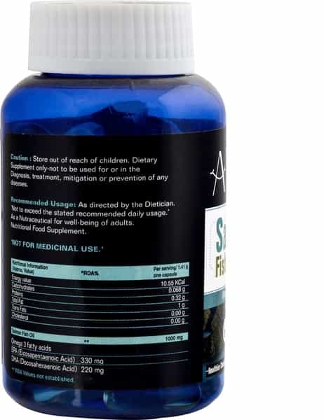 Alvizia Salmon Fish Oil - 1000Mg Fish Oil Capsules Bottle Of 60