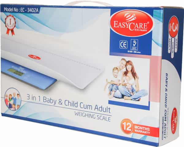 Easycare 3 In 1 Baby & Child Cum Adults Weighing Scale (Maximum Capacity 150 Kgs)