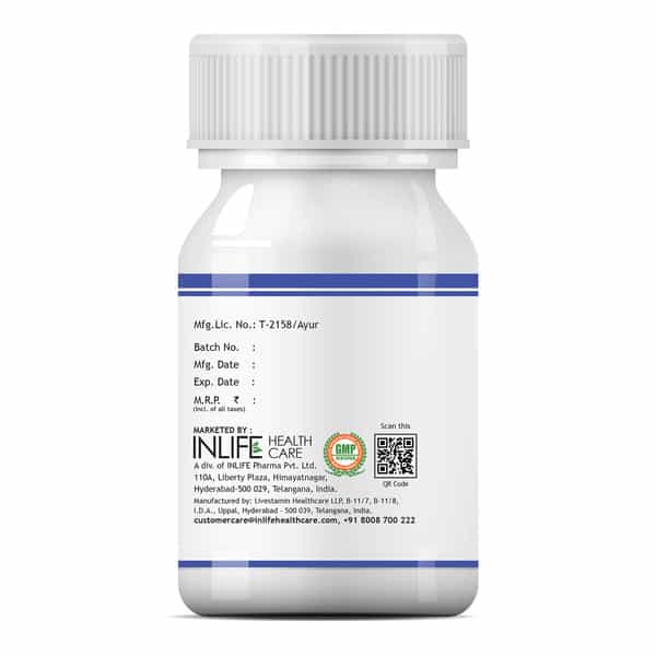 Inlife Grape Seed Extract (Proanthocyanidins > 95%) Antioxidant 400 Mg - 60 Vegetarian Capsules