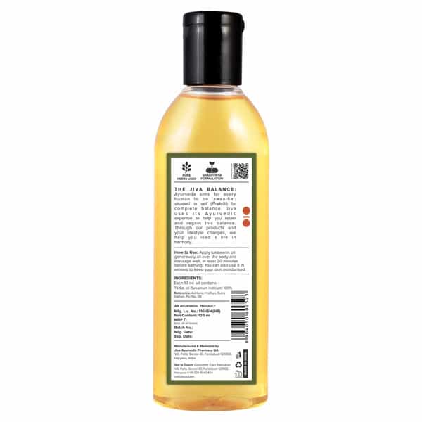 Jiva Medicated Til Oil Ayurvedic Oil Relieves Joint And Muscle Pain - 120 Ml(Pack Of 3)