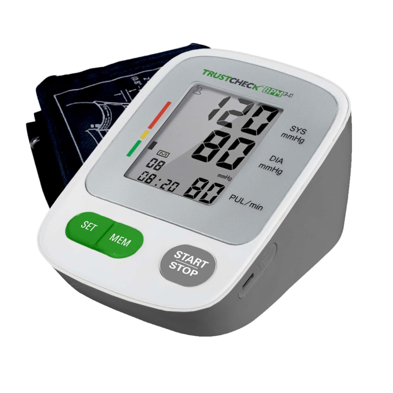 Arkray Trustcheck Bpm 3-0 Automatic Upper Arm Blood Pressure Meter Grey