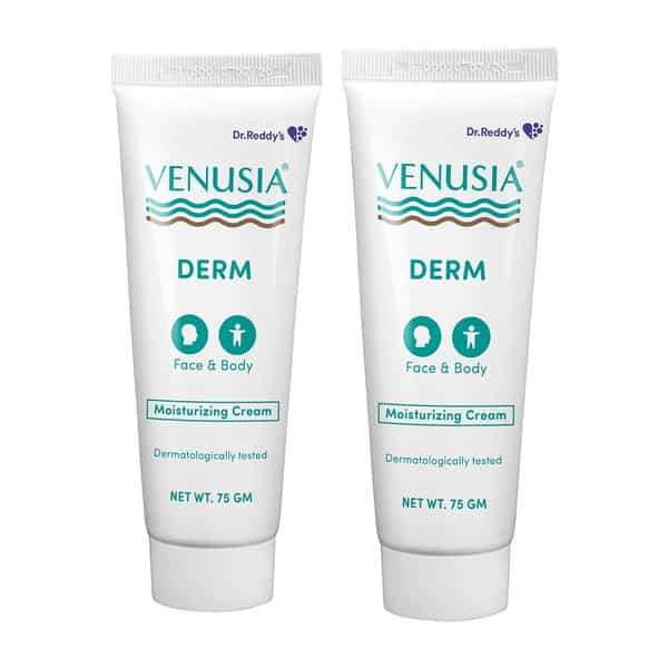 Venusia Derm Moisturizing Cream 75Gm (Pack Of 2)