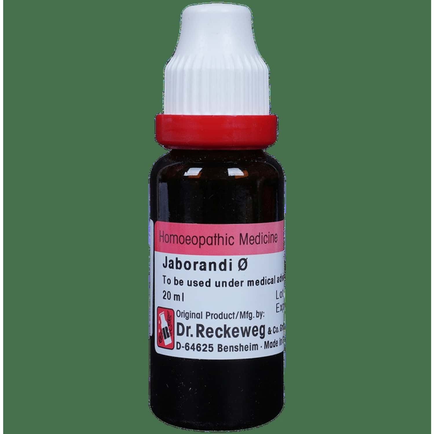 Dr. Reckeweg Jaborandi Mother Tincture Q 20 Ml