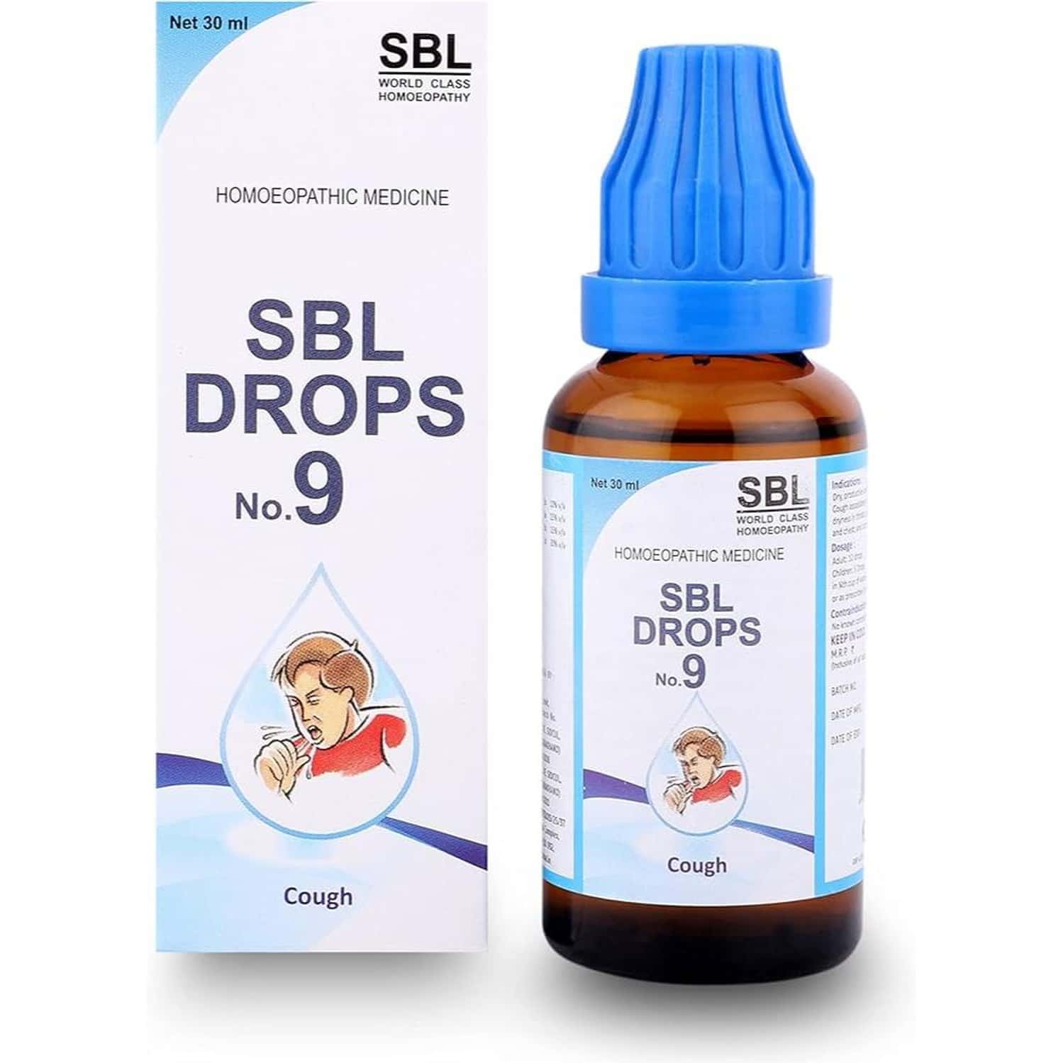 Sbl Drops No. 9 ( For Cough) 30 Ml Pack Of 3