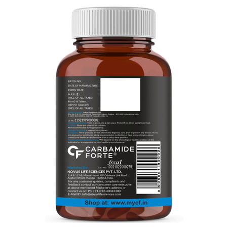 Carbamide Forte Multivitamin For Sports With Bcaa Amino Acids-60 Tablets