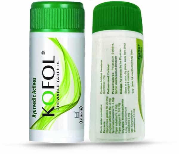 Kofol Chewable Tablets Sugar Free Jar Of 60