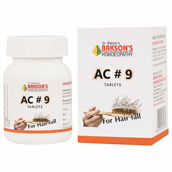 Dr Bakshi's Bakson Homoeopathy Ac9 Tablet 75