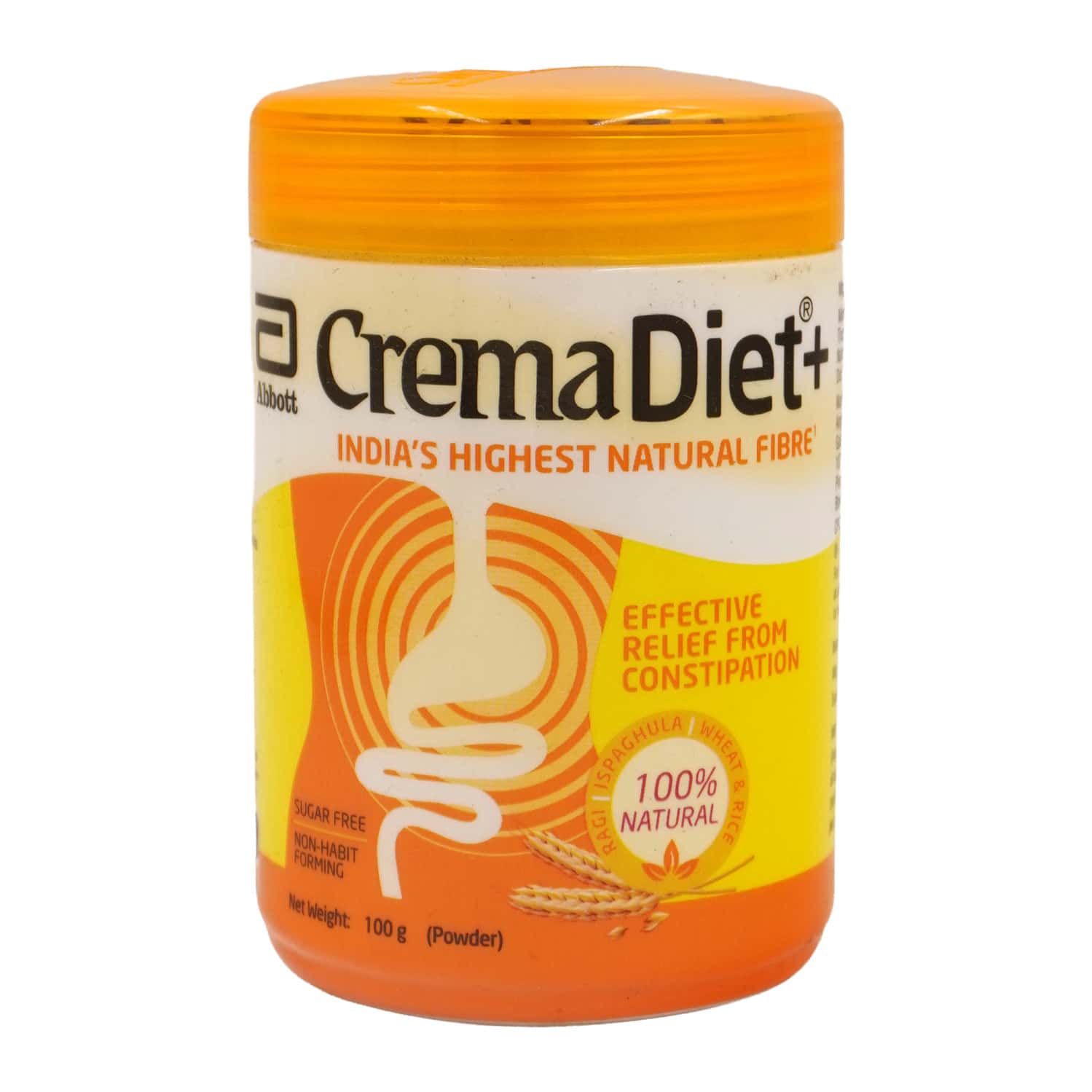 Cremadiet Plus Orange Flavour Sugar Free Bottle Of 100gm Powder