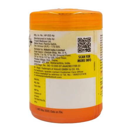 Cremadiet Plus Orange Flavour Sugar Free Bottle Of 100gm Powder