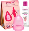 Gynocup Premium Menstrual Cup For Women Small Size With Wash-100Ml (Combo)