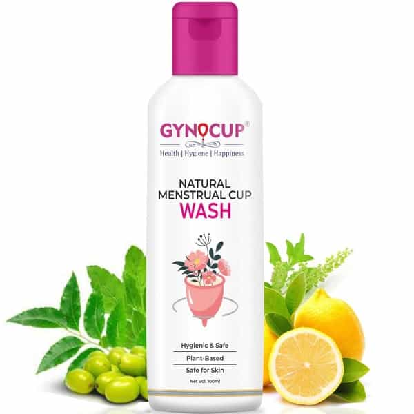 Gynocup Premium Menstrual Cup For Women Small Size With Wash-100Ml (Combo)