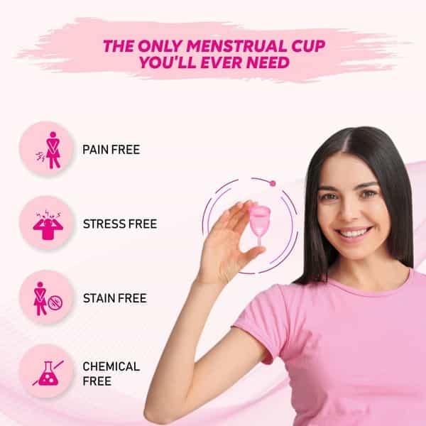 Gynocup Premium Menstrual Cup For Women Small Size With Wash-100Ml (Combo)