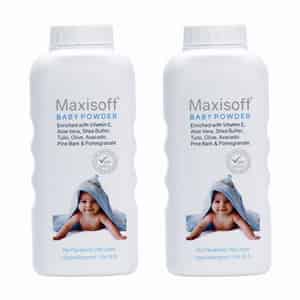 Maxisoft Baby Powder | Bottle | 100 Gm | Pack Of 2