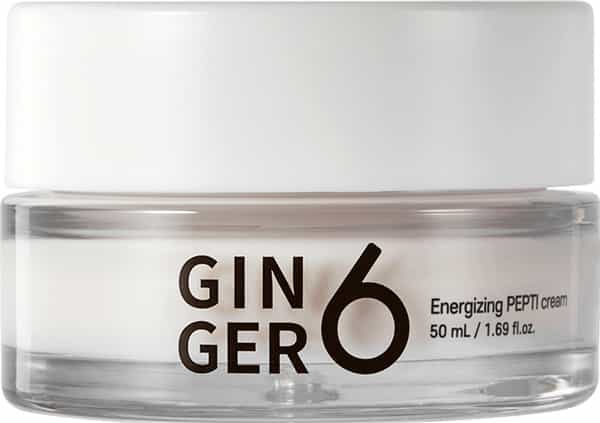 Ginger6 Energizing Pepti Cream 52% Ginger Extract Water For Anti-Wrinkle & Skin Firming - 50Ml