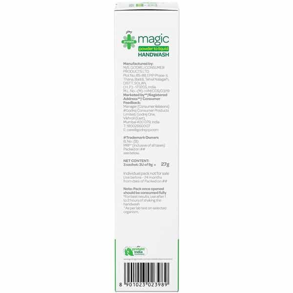Godrej Protekt Magic Powder To Liquid Handwash Refill - Pack Of 3