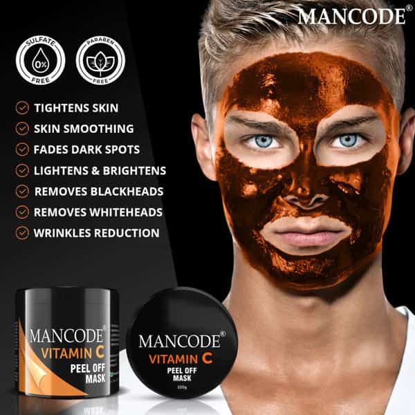 Mancode Vitamin C Peel Off Mask 100Gm