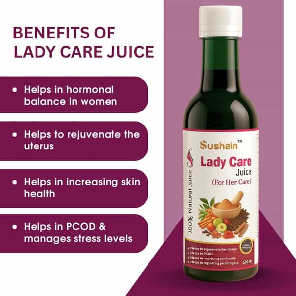 Sushain Lady Care Juice For Her Care Bottle Of 500 Ml(Pack Of 2)