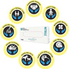 Ansell Micro Touch White Nitrile Examination Gloves - Pack Of 150 - Medium