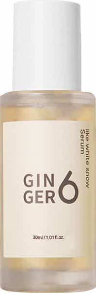 Ginger6 Snow Serum 70% Ginger Extract Water For Brightening Anti-Wrinkle & Skin Firming - 30Ml