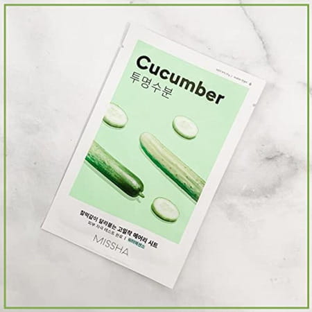 Missha Airy Fit Sheet Mask [Cucumber] - Pack Of 5