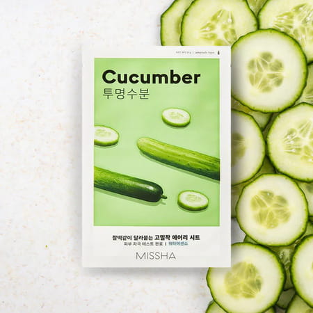 Missha Airy Fit Sheet Mask [Cucumber] - Pack Of 5