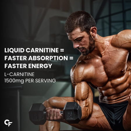 Carbamide Forte L-Carnitine Concentrated Liquid | Pre & Post Workout Supplement - 500ml