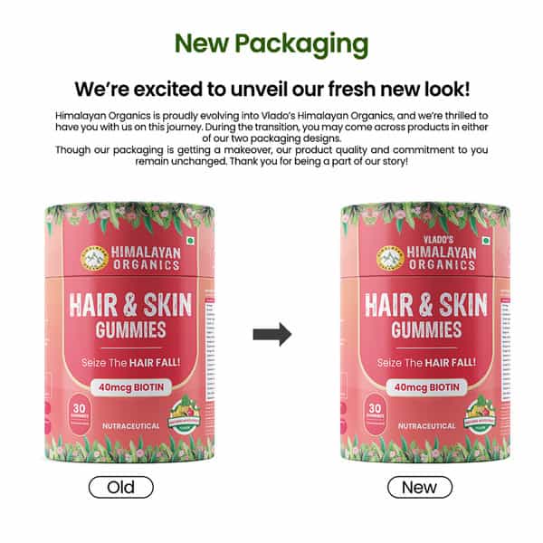 Vlado's Himalayan Organics Hair & Skin (30 Gummies)