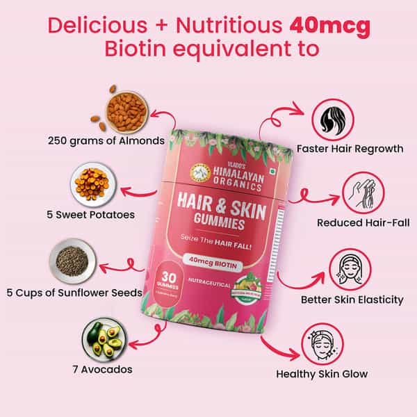 Vlado's Himalayan Organics Hair & Skin (30 Gummies)