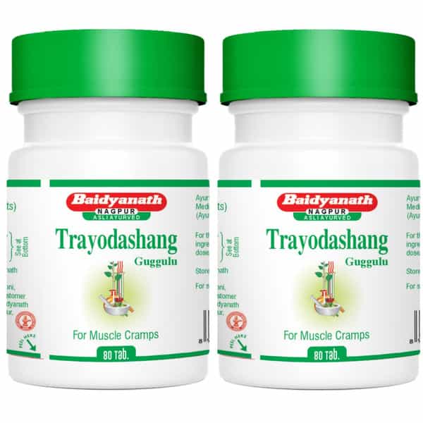 Baidyanath Asli Ayurved Trayodashang Guggulu 80 Tablets (Pack Of 2)