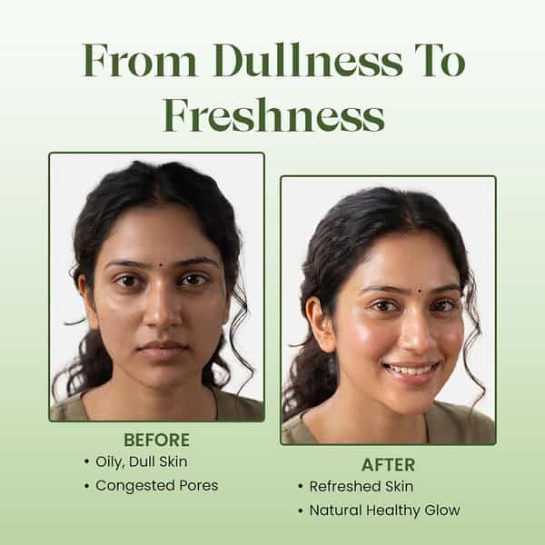 Raw Tatva Tulsi Leaf Powder For Clear Skin & Oil Control | All Skin Types | 100G