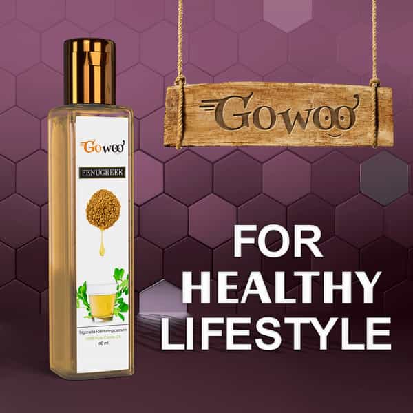 Go Woo 100% Pure Fenugreek Carrier Oil For Skin Lightening 100 Ml