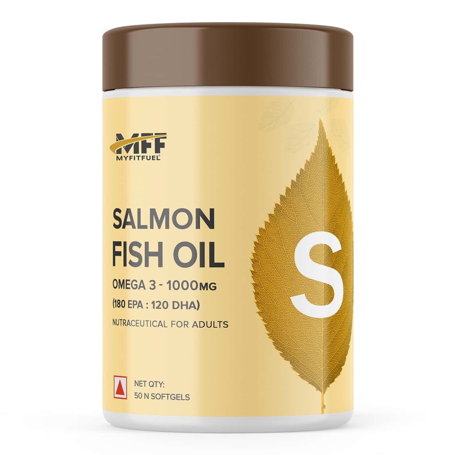 Myfitfuel Salmon Fish Oil | 1000mg (180 Epa 120 Dha) | 50 Softgels