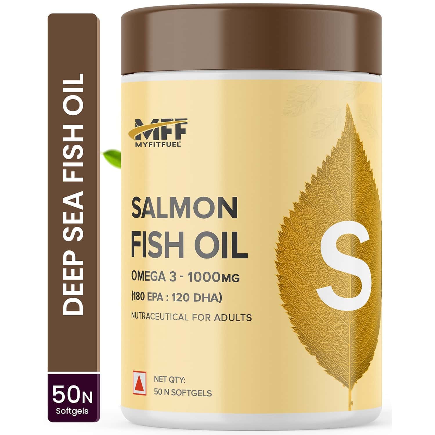 Myfitfuel Salmon Fish Oil | 1000mg (180 Epa 120 Dha) | 50 Softgels