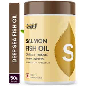 Myfitfuel Salmon Fish Oil | 1000mg (180 Epa 120 Dha) | 50 Softgels