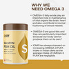 Myfitfuel Salmon Fish Oil | 1000Mg (180 Epa 120 Dha) | 50 Softgels