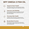 Myfitfuel Salmon Fish Oil | 1000Mg (180 Epa 120 Dha) | 50 Softgels