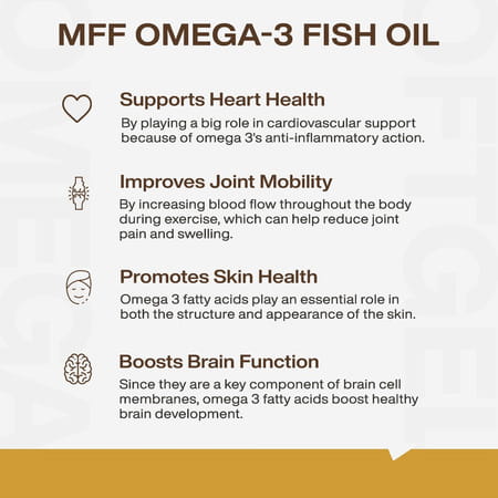 Myfitfuel Salmon Fish Oil | 1000mg (180 Epa 120 Dha) | 50 Softgels