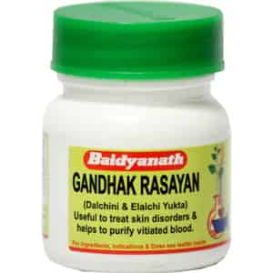 Baidyanath Asli Ayurved Gandhak Rasayan - 40 Tablets (pack Of 2)