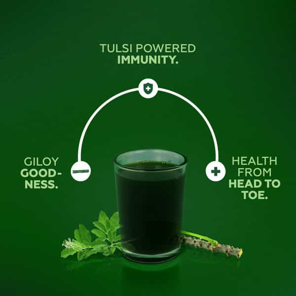 Yoga Bar Tulsi Giloy Juice (1 L Bottle)