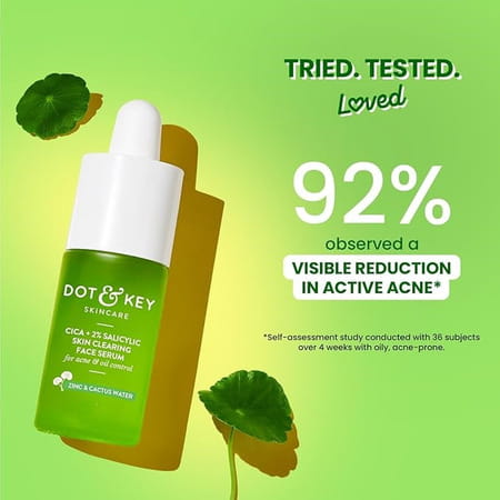 Dot & Key 2% Salicylic Acid + Cica (Centella) Anti Acne Serum With Zinc | 30 Ml
