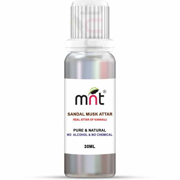 Mnt Sandal Musk Attar For Unisex Long Lasting & Alcohol Free (30Ml) (Sandalwood)